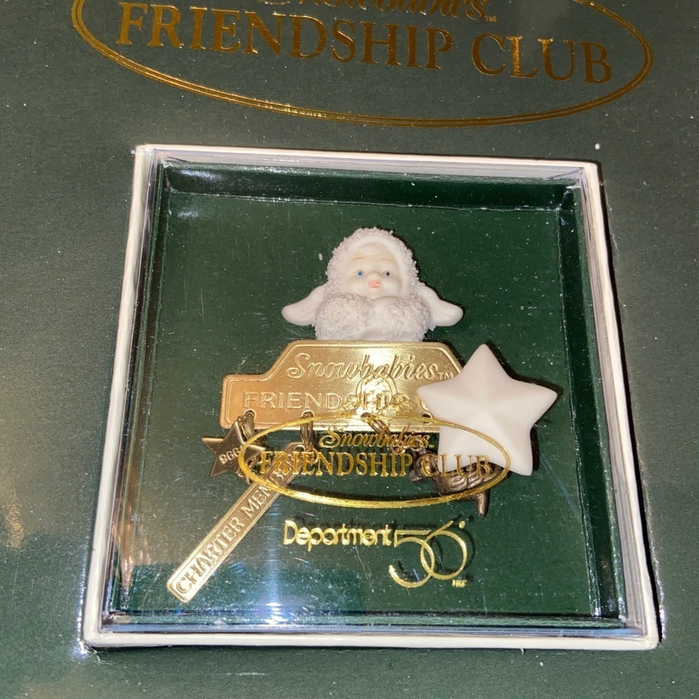 Department 56 Rare Snowbabies Friendship Club 1998 Membership Box Gift Set - Picture 4 of 5